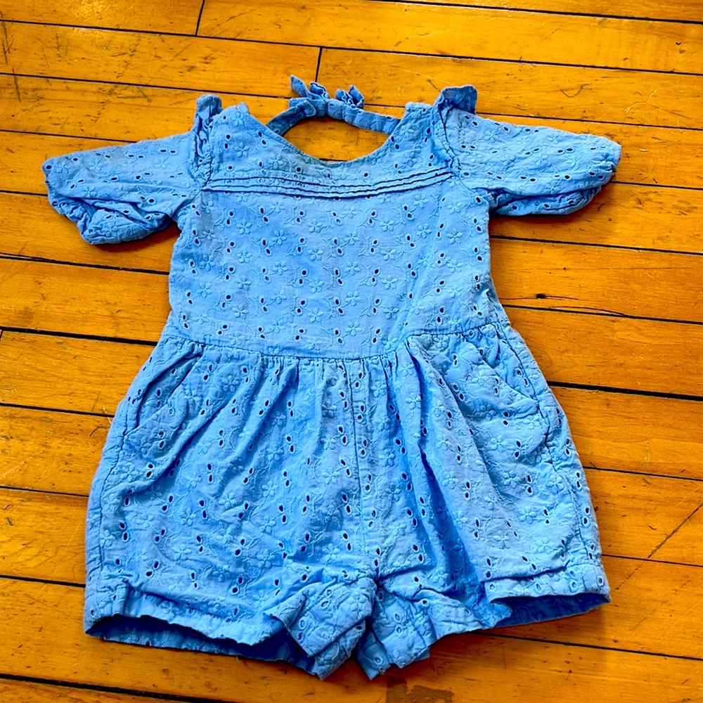 Blue Kids One Piece Bodysuit